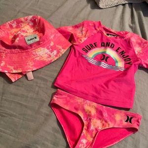 Baby girl swim suit set